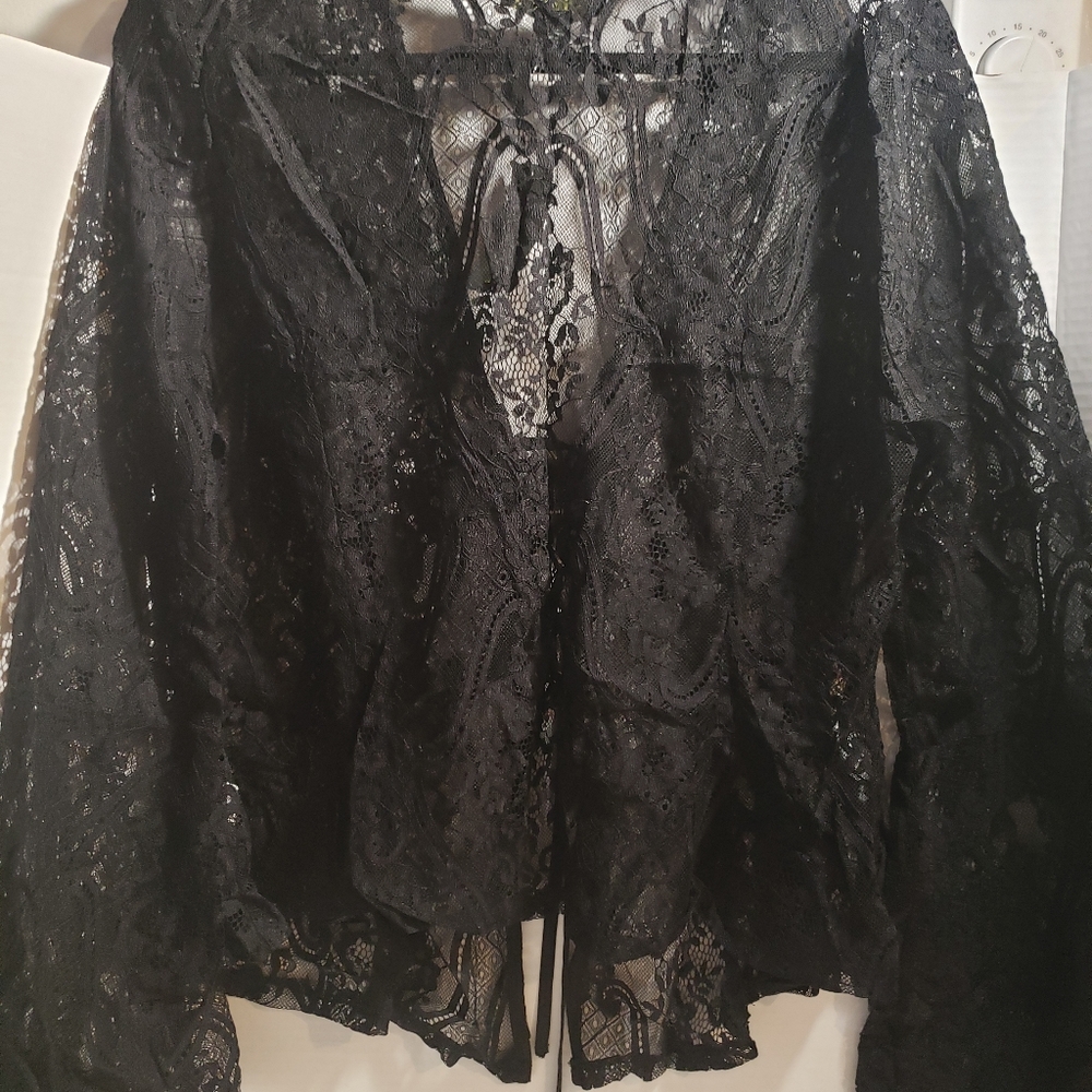 Lace Woven Top